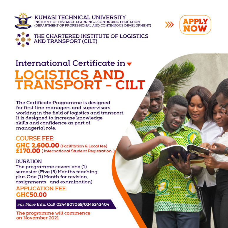 International Certificate in Logistics and Transport – CILT 