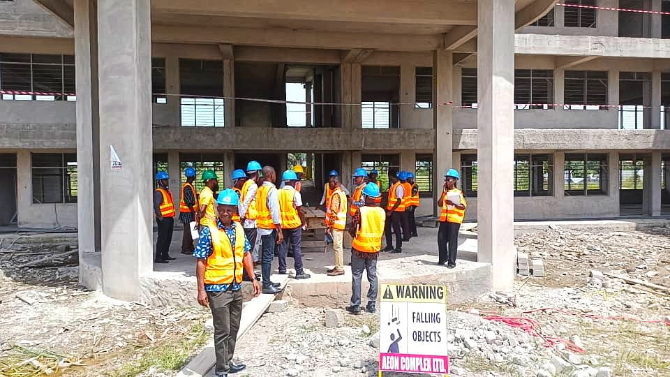 University Management Inspects Ongoing Project At Adako Jachie