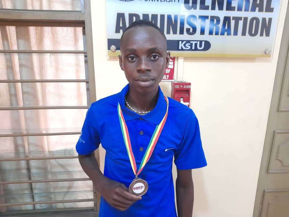KsTU’s Oduro Samuel Wins Bronze At The Cross-Country Athletic Competition 