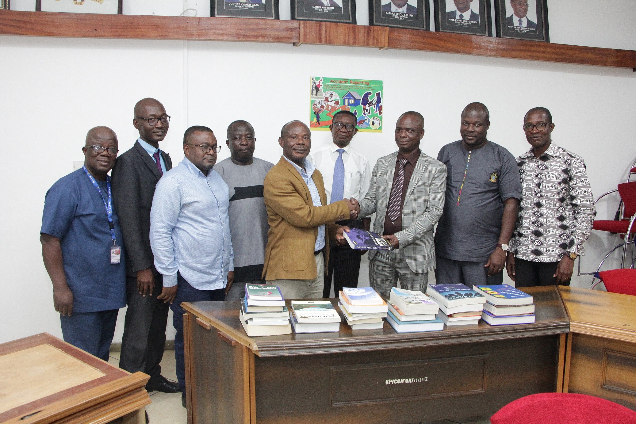 Former VC donates books to the University Library