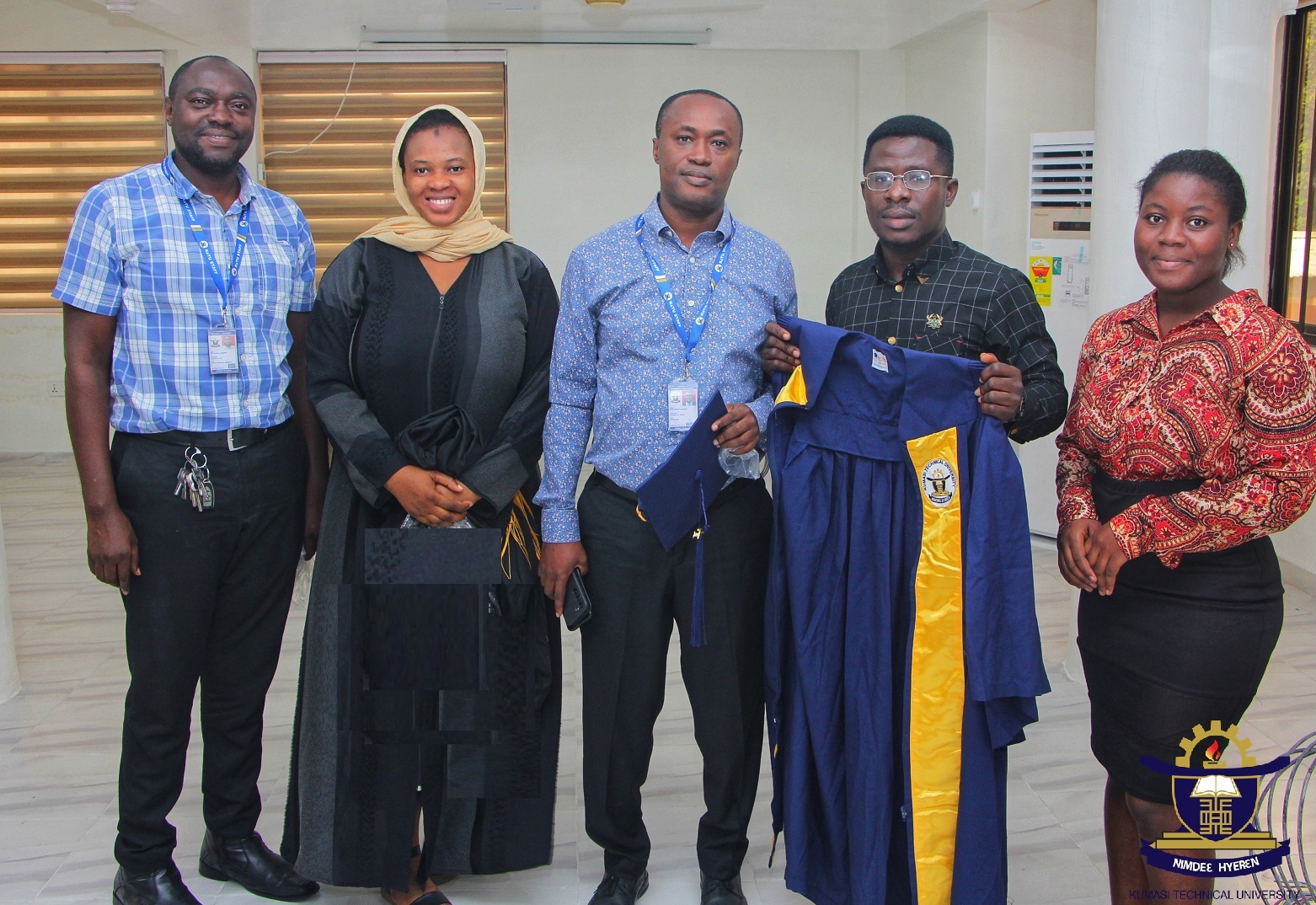 Kumasi Technical University's 2022/2023 SRC Hands Over Graduation Gowns, E-library, and Gown Donations to University