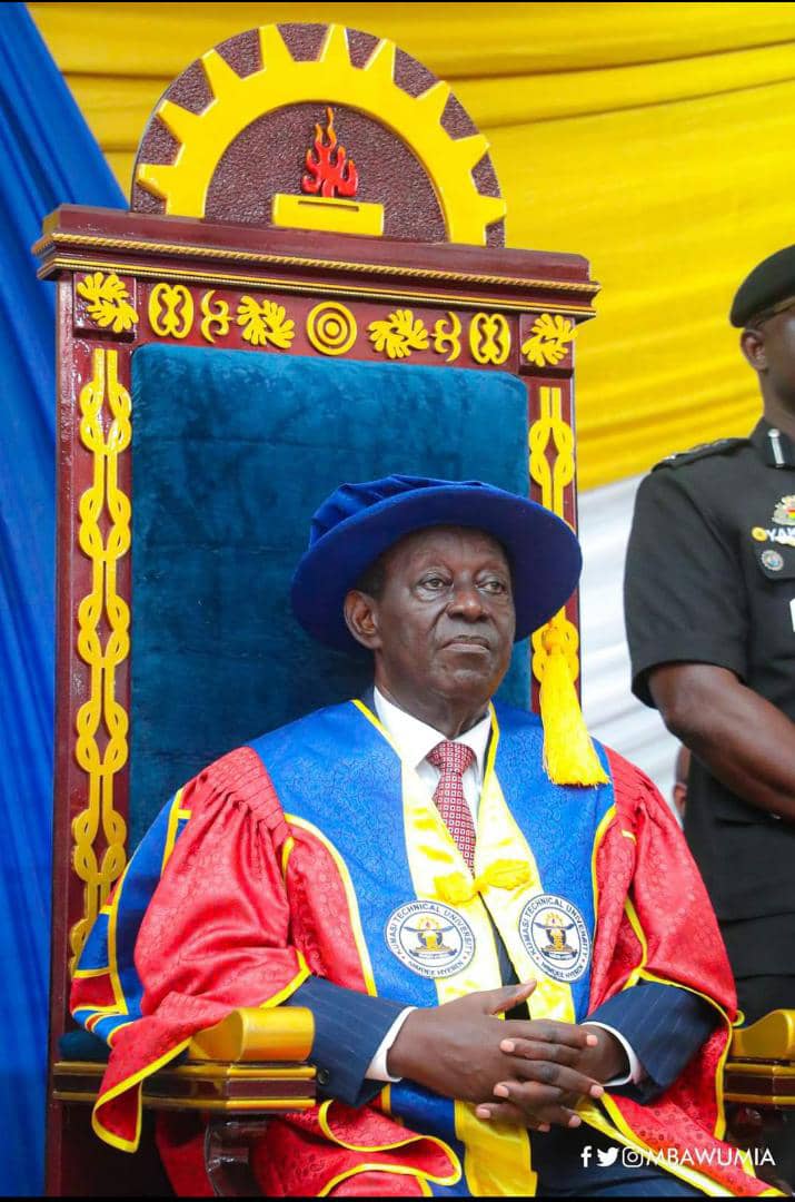 Dr. Kwame Addo Kufuor Sworn-In As The First Chancellor Of KsTU