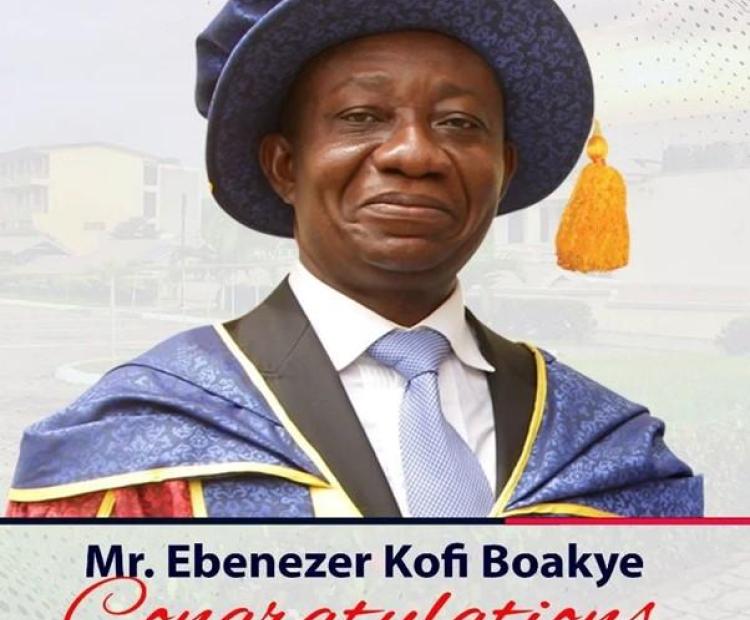 MR. EBENEZER KOFI BOAKYE REAPPOINTED AS REGISTRAR