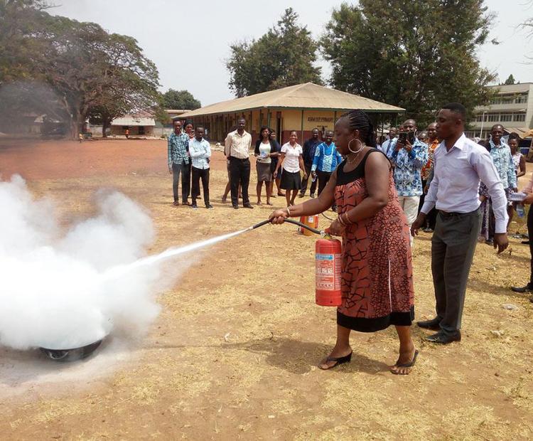 Accident Prevention and Fire Fighting Training Programme for Staff and Vendors of KsTU