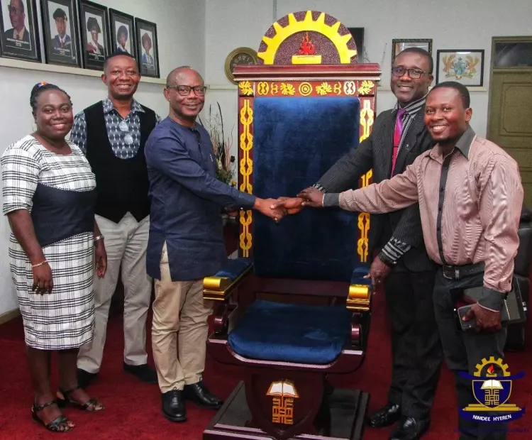 KsTU Receives A Ceremonial Chair For The Chancellor