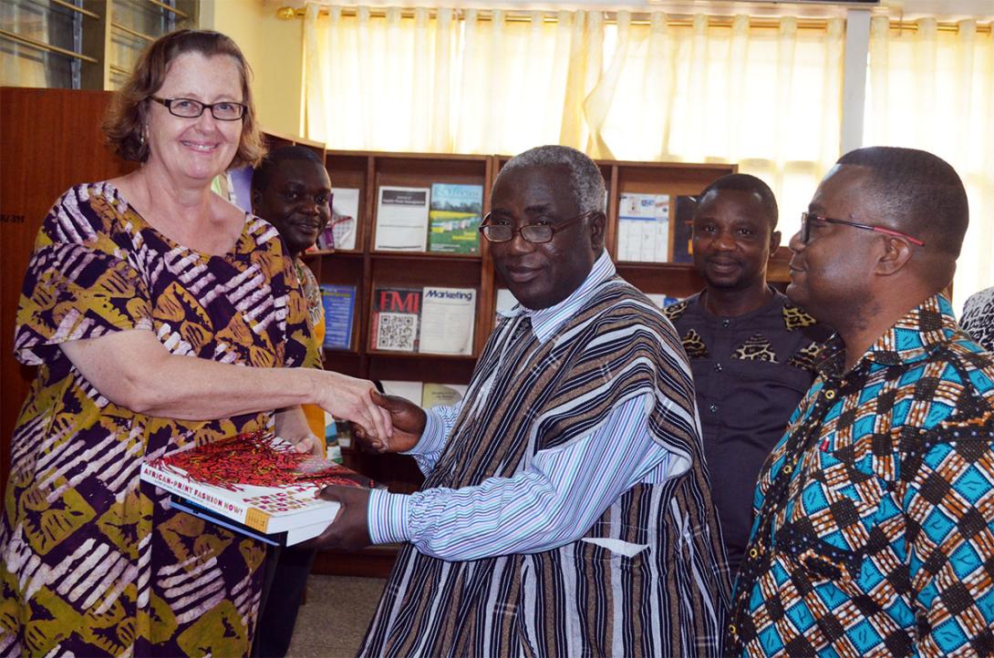 Equiping KsTU Library - Books donated by Dr. suzanne Gott