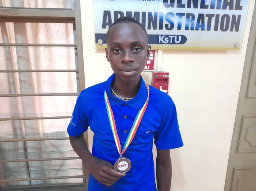 KsTU’s Oduro Samuel Wins Bronze At The Cross-Country Athletic Competition