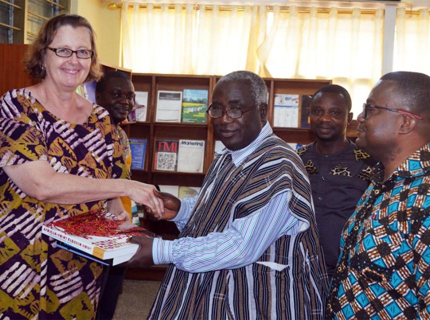 Equiping KsTU Library - Books donated by Dr. suzanne Gott
