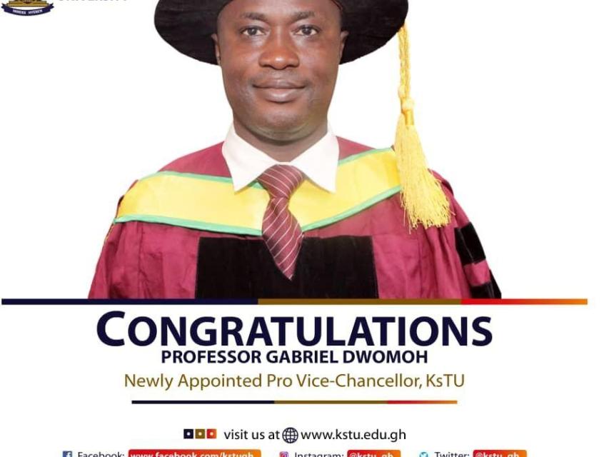 Outdooring the new Pro Vice-Chancellor of KsTU