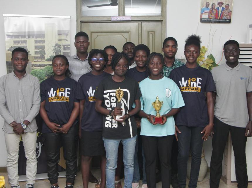 KsTU's INGENIOUS STUDENTS TRIUMPH AT WINE INNOVATION CHALLENGE, PRESENT TROPHY TO UNIVERSITY MANAGEMENT