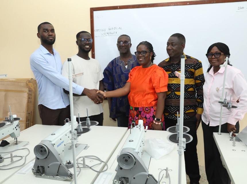 *KsTU SRC Donates Sewing and Knitting Machines to Juansa Campus*
